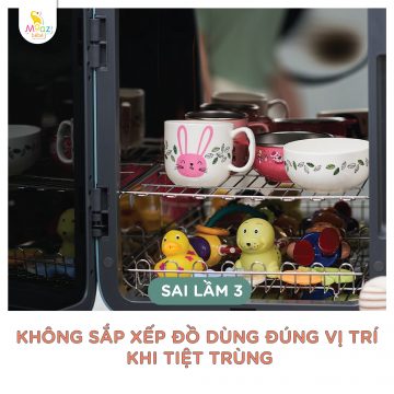 Các Sai Lầm Khi Dùng Máy Tiệt Trùng Bình