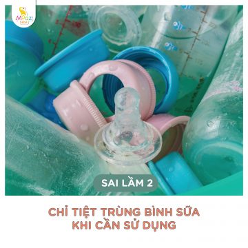 Các Sai Lầm Khi Dùng Máy Tiệt Trùng Bình