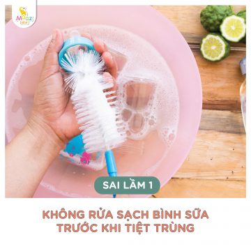 Các Sai Lầm Khi Dùng Máy Tiệt Trùng Bình