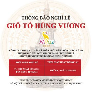 Thông báo lịch nghỉ lễ giỗ tổ hùng vương