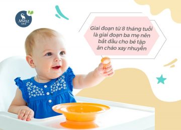 Khi nào cho bé tập ăn cháo?