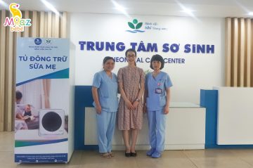 Nhãn hàng Moaz BéBé dành tặng tủ đông trữ sữa mẹ