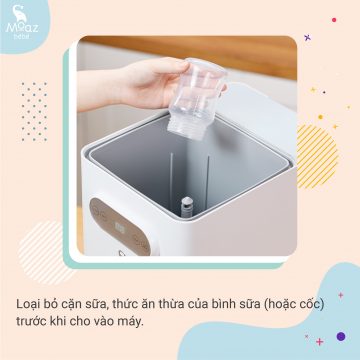 Những lưu ý khi sử dụng máy rửa bình MB-035 Moaz BéBé