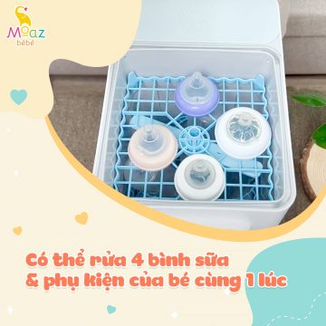 Máy Rửa Bình Sữa Moaz BéBé MB-035