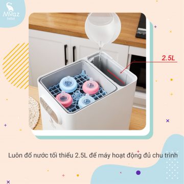 Những lưu ý khi sử dụng máy rửa bình MB-035