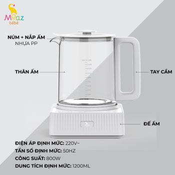 Moaz Bebe Max Baby Electric Kettle MB 055 2