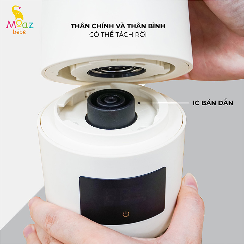Moaz Bebe Portable Kettle MB-058 3 binh dun nuoc pha sua di dong mb058 3