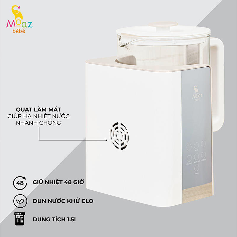 Premium Electric Kettle MB-043 2 may dun nuoc pha sua mb043 2