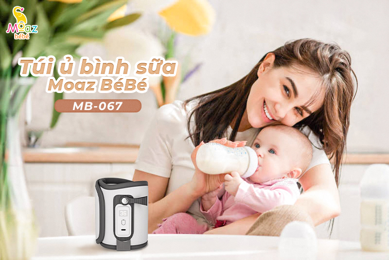 Moaz Bebe Baby Bottle Warmer Bags MB-067 3 cong dung tui u binh sua