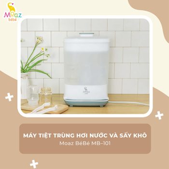 may tiet trung hoi nuoc say kho moaz bebe mb101