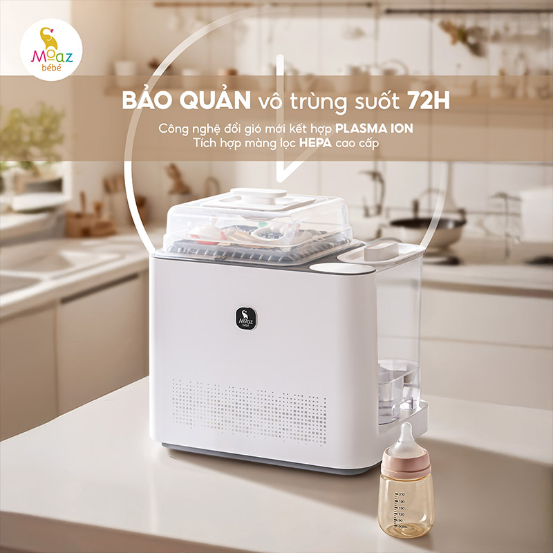 may rua binh sua mb122 9