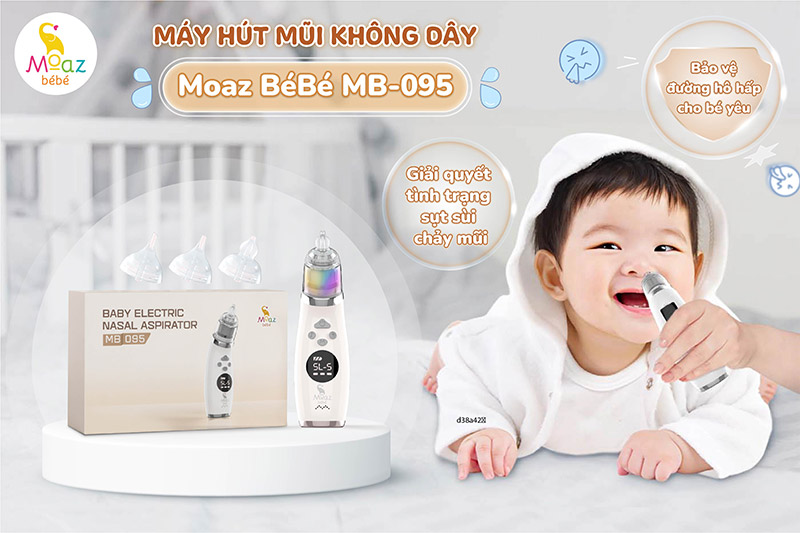 Moaz BéBé Cordless Nasal Aspirator MB-095 8 may hut mui moaz bebe mb095 6